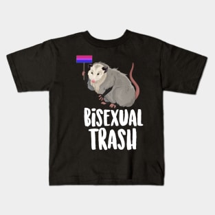 Bisexual Trash Possum Kids T-Shirt